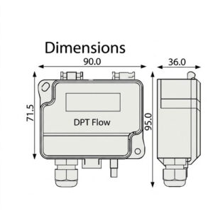 DIFFERENTIAL PRESSURE CUM AIRFLOW TRANSMITTER